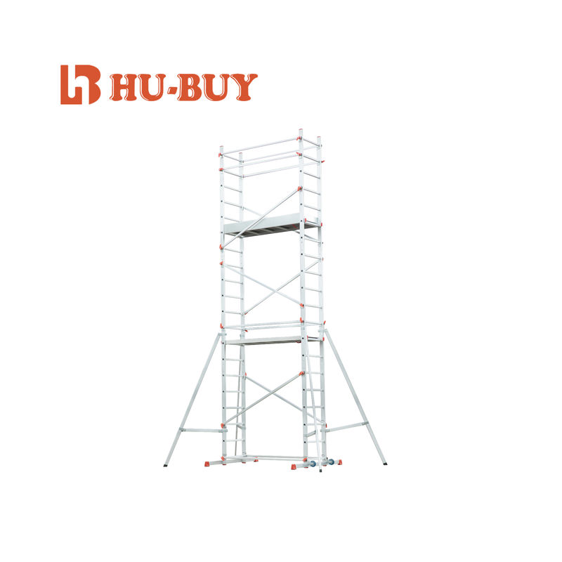 Professional Outdoor Aluminum Scaffold Tower 5.6M Compact Design